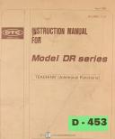 Daihen-Daihen DR Series, Mag Welding Robot, Instructions Install, Parts Electricals and Maintenance Manual 1999-DR-DR Series-04